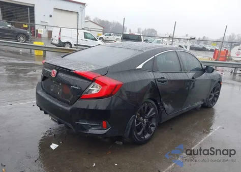 2020 Honda Civic Sport from USA, damaged, VIN 2HGFC2F86LH525933